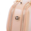 Nas Bag Kadın Mini El ve Çapraz Çanta Ten  (en :18 cm  boy:10 cm) 