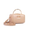 Nas Bag Kadın Mini El ve Çapraz Çanta Ten  (en :18 cm  boy:10 cm) 