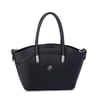 Nas Bag Kadın Mini Sepet Çanta El ve Çapraz Çanta Siyah Lopez ( 20x18cm)