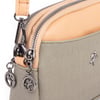 Nas Bag Kadın Mini  Şık Çapraz Çanta  Yeşil Camel Gofraj