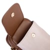 Nas Bag Kadın Mini Telefonluk Çapraz Çanta (en 10 cm , boy 16 cm) Kahverengi