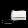 Nas Bag Kadın Mini Zincirli Omuz ve Çapraz  Çanta Krem ( 19x10 cm )