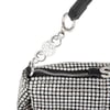 Nas Bag Kadın Omuz Çantası Siyah White Diamond Siyah Taşlı Şık  Askılı Çanta