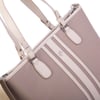 Nas Bag Kadın Omuz Çantası Spor Şık Ayarlanabilir Omuz Askılı Vizon Lacst (33x27x12 cm )