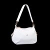 Nas Bag Kadın Omuz ve Çapraz Çanta Çok Gözlü Şık Tasarım (28x18 cm) Beyaz Victoria