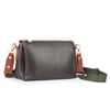 Nas Bag Kadın Sade Günlük Postacı Çantası ( 25x16 cm) Haki Taba Victoria