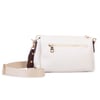 Nas Bag Kadın Sade Günlük Postacı Çantası ( 25x16 cm) Krem Kahve Victoria