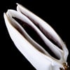 Nas Bag Kadın Sade Günlük Postacı Çantası ( 25x16 cm) Beyaz Victoria