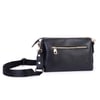 Nas Bag Kadın Sade Günlük Postacı Çantası ( 25x16 cm) Siyah Victoria