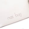 Nas Bag Kadın Sade Günlük Postacı Çantası ( 25x16 cm) Krem Kahve Victoria