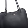 Nas Bag Kadın Sade Şık Zamansız Omuz Çantası ( 32x22 cm ) Siyah