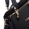 Nas Bag Kadın Sade ve Şık El ve Omuz Çantası Siyah  Lacst  (Ölçüsü:24x21x16)