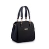 Nas Bag Kadın Sade ve Şık El ve Omuz Çantası Siyah  Lacst  (Ölçüsü:24x21x16)
