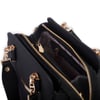 Nas Bag Kadın Sade ve Şık El ve Omuz Çantası Siyah  Lacst  (Ölçüsü:24x21x16)