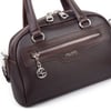 Nas Bag Kadın Şık El ve Postacı Çanta (en 22 cm , boy 16 cm ) Kahverengi