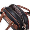 Nas Bag Kadın Şık El ve Postacı Çanta (en 22 cm , boy 16 cm ) Siyah Taba