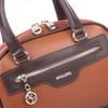 Nas Bag Kadın Şık El ve Postacı Çanta (en 22 cm , boy 16 cm ) Taba Kahve