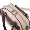 Nas Bag Kadın Şık El ve Postacı Çanta (en 22 cm , boy 16 cm ) Kum Kahve