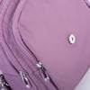 Nas Bag Kadın Water PROOF Ultra Hafif Çift Gözlü Orta Boy Sırt Çantası Mor 