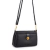 Nas Bag Mini Kadın Çapraz ve Omuz Çanta  (22x14 cm) Siyah