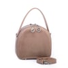 Nas Bag Mini Kadın El ve Çapraz Çanta (17x17 cm) Vizon  Süet
