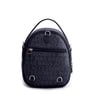 Nas Bag Mini  Kadın Sırt ,El  ve Omuz Çantası Dönüştürülebilir Tasarım Siyah Yazılı  (en:17cm ;boy :22cm) 