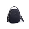 Nas Bag Mini  Kadın Sırt ,El  ve Omuz Çantası Dönüştürülebilir Tasarım Siyah Mercan  (en:17cm ;boy :22cm) 
