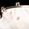 Nas Bag Mini Omuz ve Çapraz Vintage Burslu Çanta (23x15 cm) Krem  Victoria