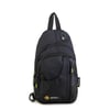 Nas Bag-Nas Polo (Waterproof) Outdoor Erkek Bel Ve Çapraz Body Bag Siyah