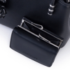 Nas Bag Premium 2li set Çanta El Omuz ve Çapraz Çanta Cüzdan Siyah