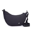 Nas Bag Ultra Hafif Kadın Spor Günlük Nas Bag Minimalist Günlük Ayarlanabilir Askılı Mini Hobo Çanta (en 25 cm ;boy 22 cm ) Siyah