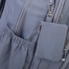 Nas Bag Unisex Hafif Büyük Boy Okul Çantası ve Spor Çantası Çok Gözlü Gri