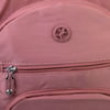 Nas Bag Unisex Hafif Büyük Boy Okul Çantası ve Spor Çantası Çok Gözlü Gül Kurusu