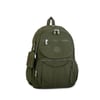 Nas Bag Unisex Zararlı Kimyasal İçermeyen Waterproof Sırt Çantası Koyu Yeşil