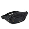 Nas Bag (Waterproof) Outdoor Fonksiyonel Çok Gözlü Erkek Bel ve Body Bag Siyah