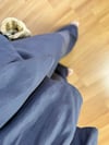 CDBR393Anya Antrasit Büzgülü Bluz Ve Pantolon Takım