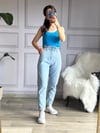 Bel Detaylı Mom Jean