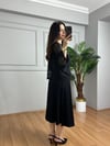 CDBR4378Belly Siyah Ceket Elbise Takım 