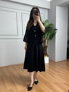 CDBR4378Belly Siyah Ceket Elbise Takım 