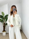 CDBR3660Beyaz Orjinal ZR Marka Bomber Ceket