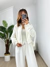 CDBR3660Beyaz Orjinal ZR Marka Bomber Ceket