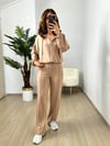 CDBR3630Camel Modal Çelik Fermuarlı Eşofman Takımı