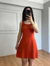 CDBR4507Delora Kremit Pamuk Keten Elbise