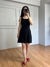 CDBR4506Delora Siyah Pamuk Keten Elbise 