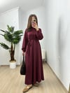 CDBR3770Diana Bordo  Modal Sekiz Parça Elbise