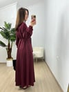 CDBR3770Diana Bordo  Modal Sekiz Parça Elbise