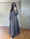 CDBR376Diana Füme  Modal Sekiz Parça Elbise