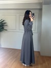 CDBR376Diana Füme  Modal Sekiz Parça Elbise