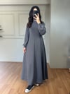CDBR376Diana Füme  Modal Sekiz Parça Elbise