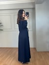 CDBR377Diana Lacivert  Modal Sekiz Parça Elbise